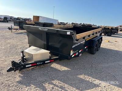2026 Southland SL714-14K 14 ft T/A Rimorchio Leggero Ribaltabile