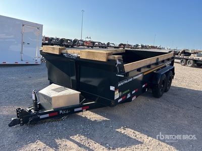 2026 Southland SL714-14K 14 ft T/A Rimorchio Leggero Ribaltabile
