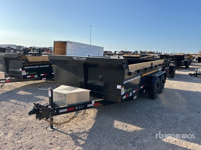 2026 Southland SL714-14K 14 ft T/A Rimorchio Leggero Ribaltabile