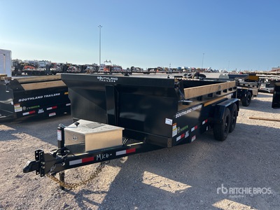 2026 Southland SL714-14K 14 ft T/A Rimorchio Leggero Ribaltabile