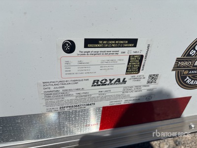 2026 Southland LARCT52-826V-86 Enclosed Trailer