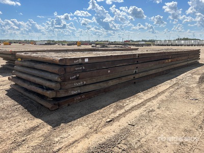 Quantity of (6) 8 ft x 40 ft Rig Esteras