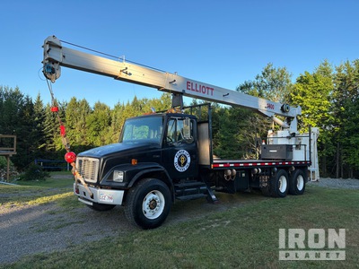 2004 Elliott 1800 36000 lb Straight Boom on 1994 Freightliner FL80 6x4 Kranwägen