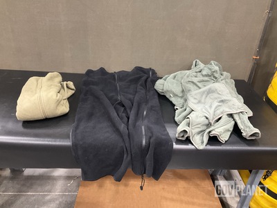 (29) Cold Weather Jackets, (6) Cold Weather Shirts & (3) Pairs of Overalls