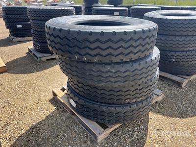 Quantity of (4) Michelin 11R24.5 Tyres (Unused)