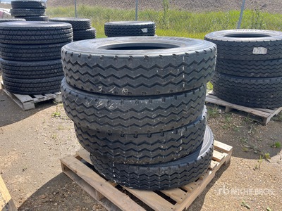 Quantity of (4) Bridgstone 11R24.5 Tires (Unused)