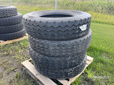 Quantity of (4) Michelin 11R24.5 Tyres (Unused)