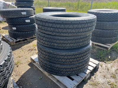 Quantity of (4) Michelin 11R24.5 Tyres (Unused)