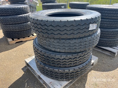 Quantity of (4) Bridgstone 11R24.5 Tires (Unused)