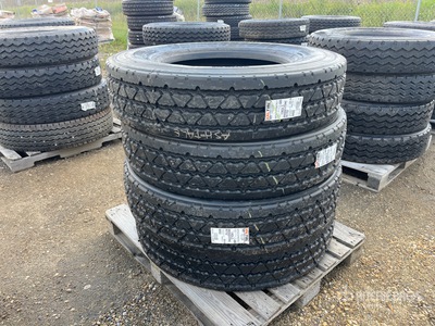 Quantity of (4) Bridgestone 11R24.5 Tires (Unused)