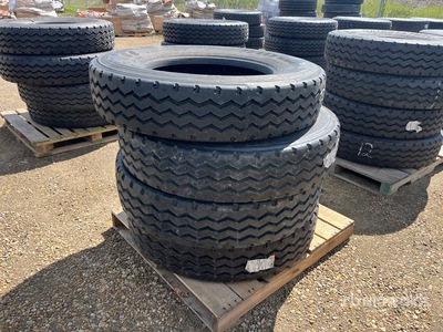 Quantity of (4) Firestone 11R24.5 Pneus (Unused)