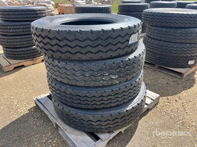 Quantity of (4) Michelin 11R24.5 Tyres (Unused)