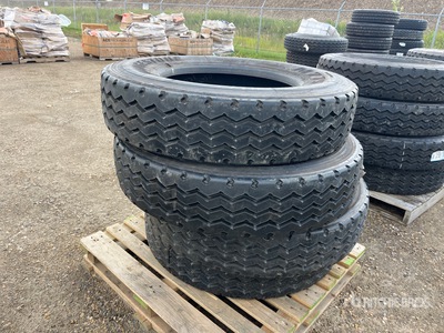 Quantity of (4) Bridgestone 11R24.5 Tires (Unused)