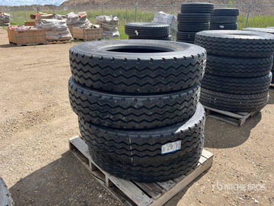 Quantity of (4) Bridgestone 11R24.5 Tires (Unused)