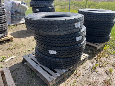 Quantity of (4) Bridgestone 11R24.5 Tires (Unused)