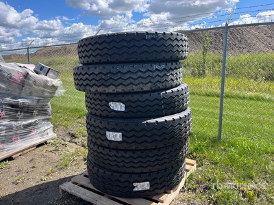 Quantity of (6) 11R24.5 Tires (Unused)