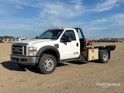 2008 Ford F-450 XLT 4x4 Flatbed Truck
