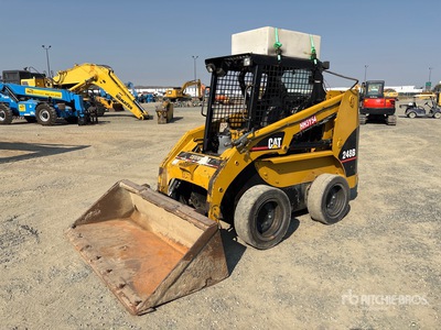 2007 Cat 248B Ładowarka o sterowaniu burtowym
