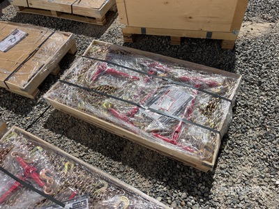 2025 Landhonor LHR-RC9200 9200 lb Ratchet Binders w/20 ft Chains (Unused)