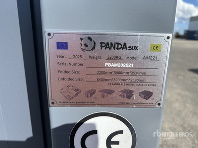 2025 PANDABOX AM221 5.9 m x 6.4 m Portable Folding Expandable House (Unused)