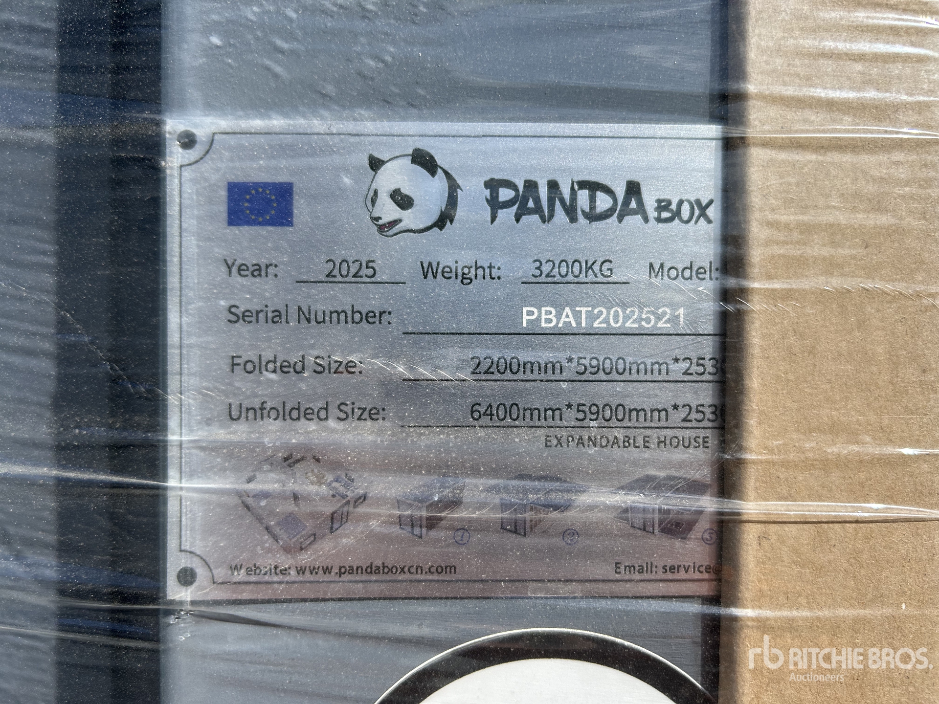 2025 PANDABOX AT221 5.9 m x 6.4 m Portable Folding Expandable House (Unused)