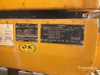 2021 Komatsu PC390LC-8MO Tracked Excavator