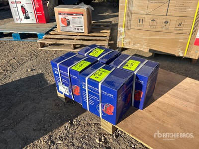 Quantity of (4) 2024 Powertek 20T lifter 20 Ton Air Bottle Wagenheber (Unused)