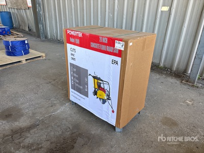 2025 Powertek Q500 Walk-Behind Saw (Unused)