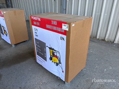 2025 Powertek Q500 Walk-Behind Saw (Unused)