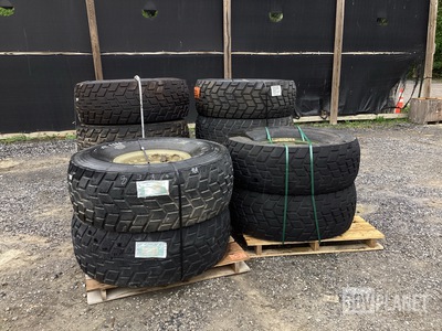 (10) Sand Trail 450/80R20 M.O.V. Tires w/Wheels