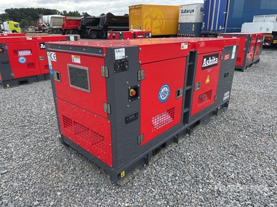 2025 Ashita LG145 Skid-Mounted Generator Set (Unused)
