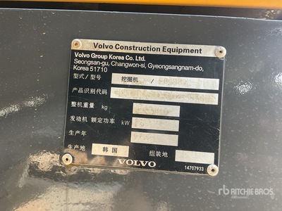 2020 Volvo EC480DL Tracked Excavator