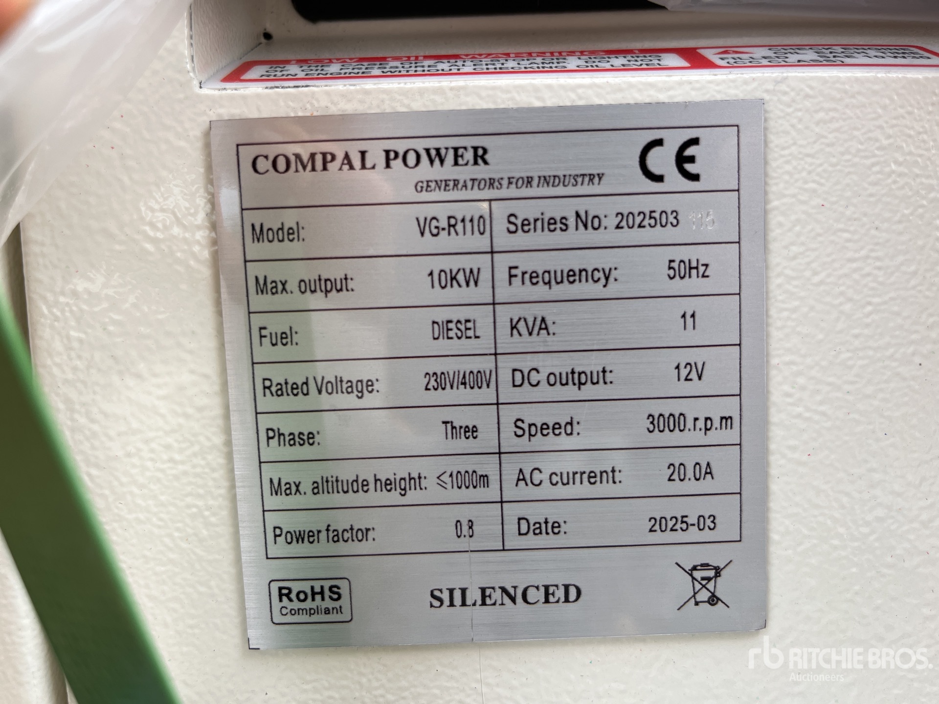 2025 Compal VG-R110 Generatore (Unused)