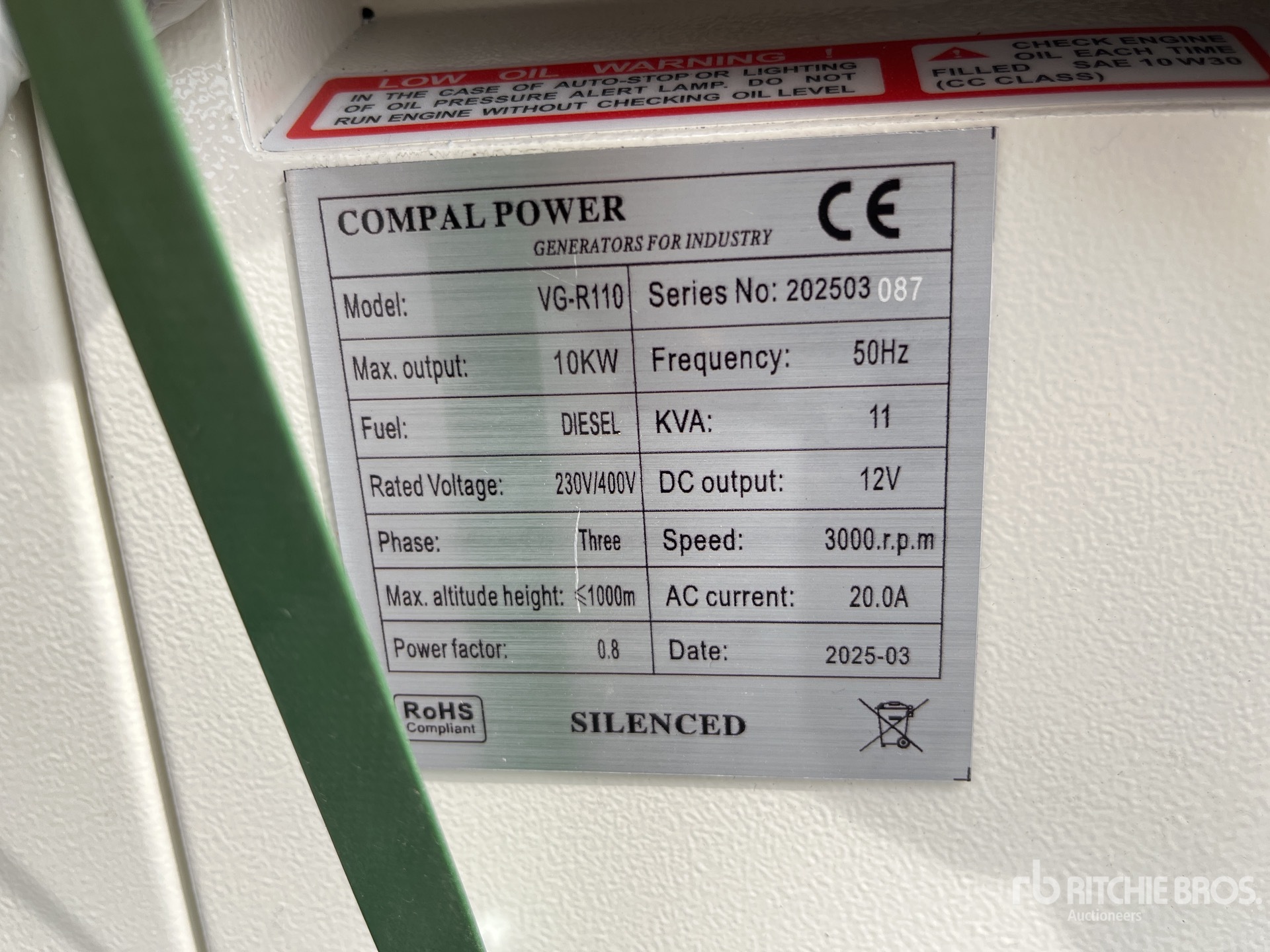 2025 Compal VG-R110 Generatore (Unused)