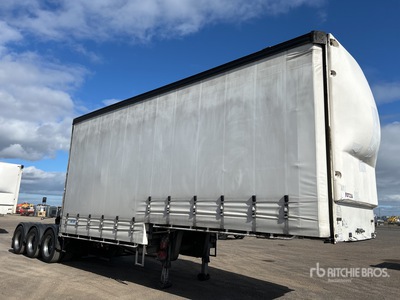 2006 Vawdrey 7.3 m Tri/A B-Double Lead Step Deck Remolque con Lona