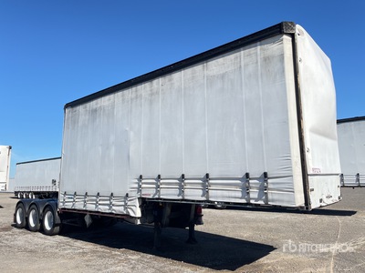2004 Vawdrey 7.3 m Tri/A B-Double Lead Step Deck カーテンサイドトレーラー