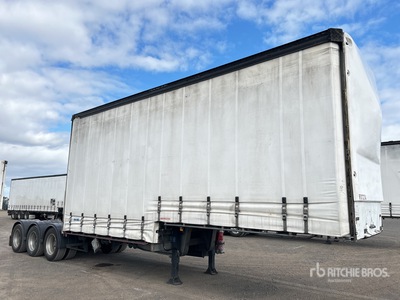 2004 Vawdrey 7.3 m Tri/A B-Double Lead Step Deck Remolque con Lona