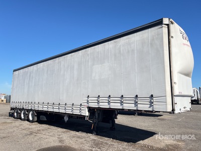 2004 Vawdrey 13.3 m Tri/A Step Deck カーテンサイドトレーラー