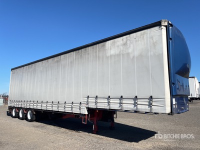 2008 Vawdrey 13.3 m Tri/A Step Deck カーテンサイドトレーラー