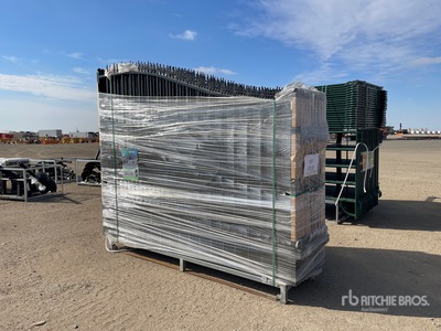 2025 Suihe NG-20D-6 20 ft x 7 ft 6 in Wrought Iron Bi-Parting Einfahrtstor (Unused)