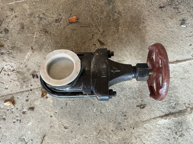 Crane 4" Iron Clamp Gate Valve