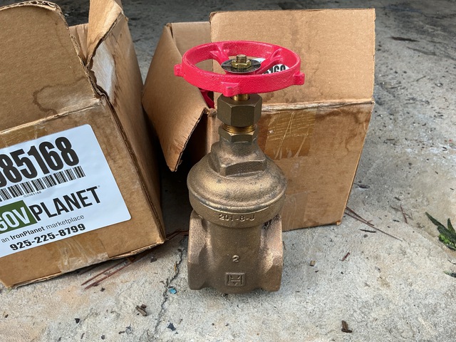 (2) 2" MSS SP-80-2008 Gate Valves