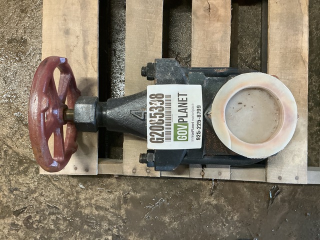 Crane 4" Iron Clamp Gate Valve