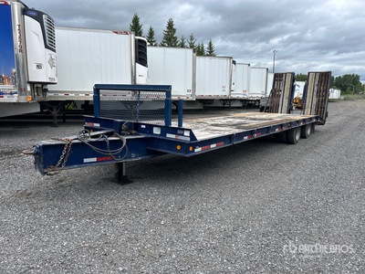 1996 Danem DMT20 33 ft T/A Equipment Trailer