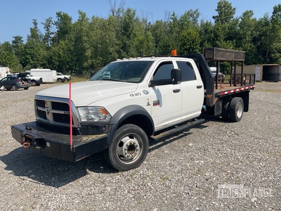 2012 Dodge Flatbed / Skid Truck ST 4x4 Crew Cab Platte vrachtwagen