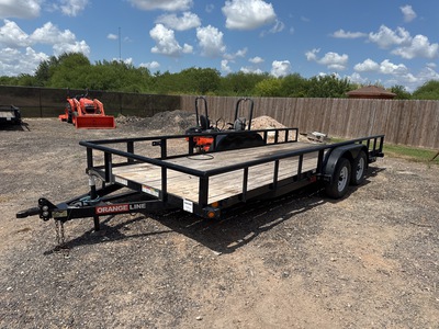 2023 Orange Line TU70-20BK4AR2B 20 ft T/A Utility Trailer