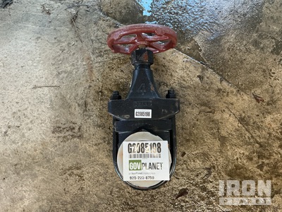 Crane 4" Iron Clamp Gate Valve