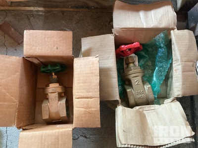 (2) 2" 125 psi Gate Valves