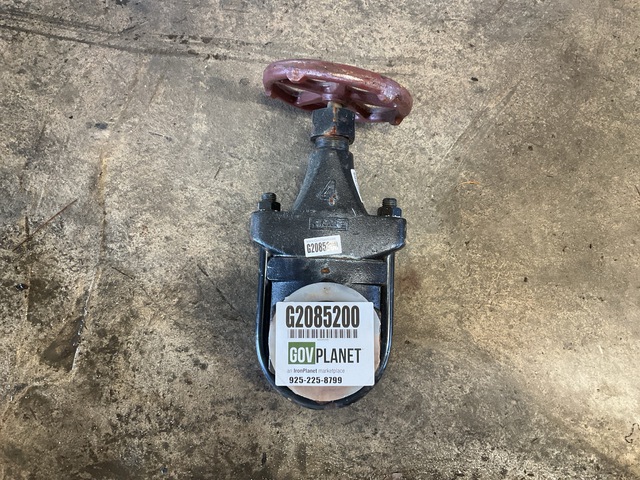Crane 4" Iron Clamp Gate Valve