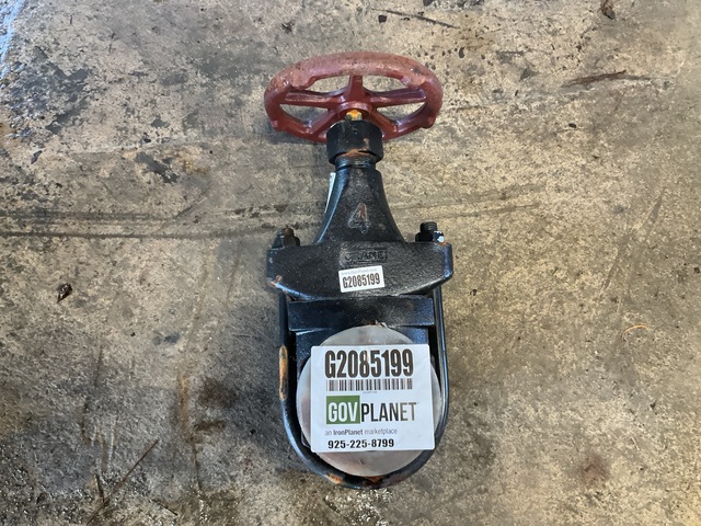 Crane 4" Iron Clamp Gate Valve